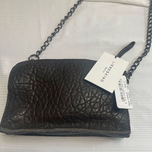 NWT LIEBESKIND Crissy Brown Leather Crossbody Purse Handbag New - Picture 2 of 10